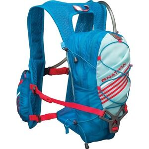 Nathan Zeal Unisex Blue Pink 2 Liter Hydration Vest Running Hiking Cycling